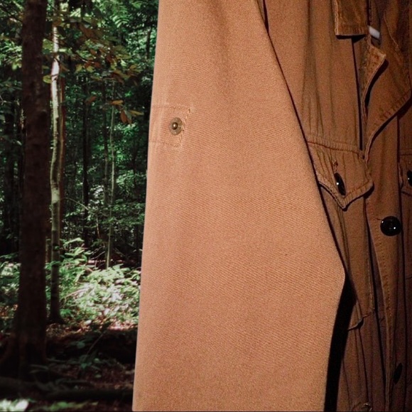 Women's J. Crew Tan Cotton Barn Jacket Size M - Picture 4 of 6